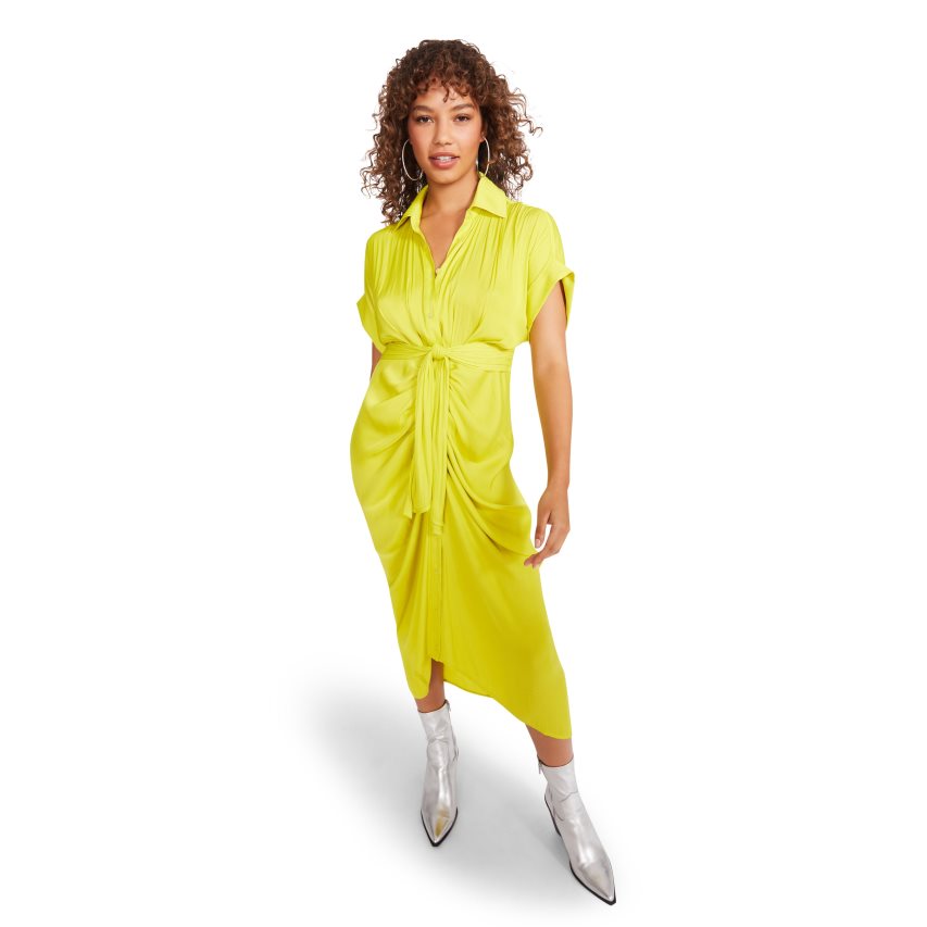 Yellow Steve Madden Tori Citron Women's Dress | PH 5783CJK